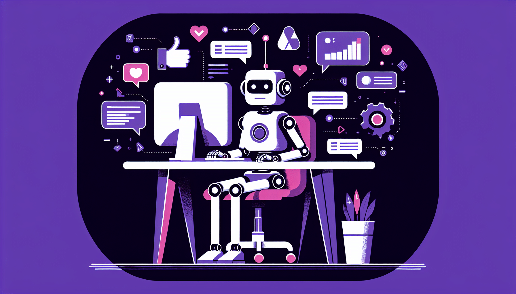 boost-engagement-with-automated-content-creation robot using a computer