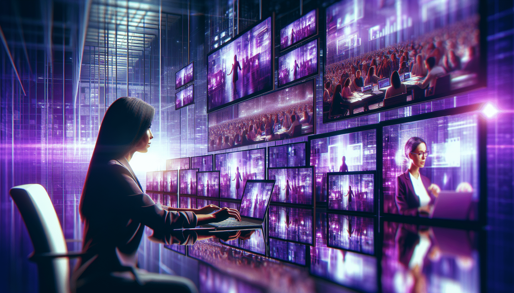 reddit-vs-arena-community-media-engagement - woman facing on the monitor